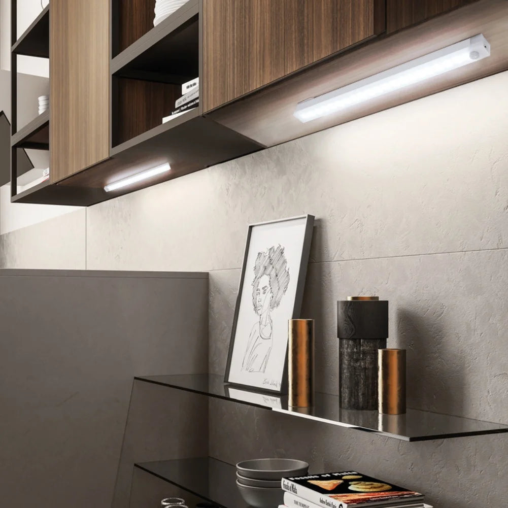 Luz de LED com Sensor de Movimento – Iluminação Automática e Elegante