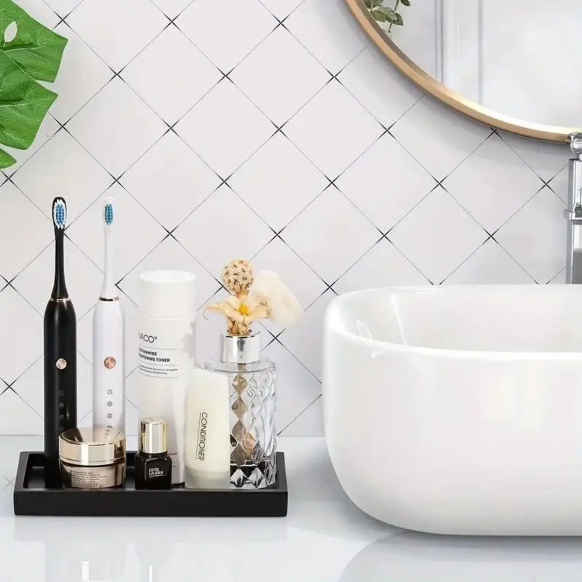 Bandeja Organizadora de Silicone – Para Pia de Banheiro ou Cozinha