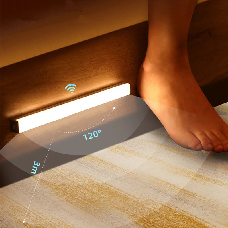 Luz de LED com Sensor de Movimento – Iluminação Automática e Elegante