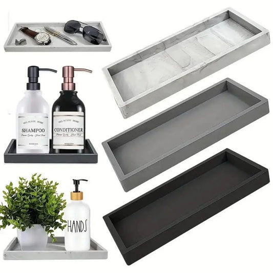 Bandeja Organizadora de Silicone – Para Pia de Banheiro ou Cozinha