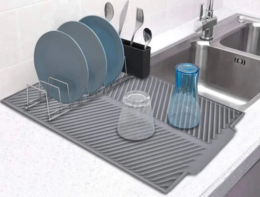 Tapete de Silicone para Secar Louças – Antiderrapante e Impermeável
