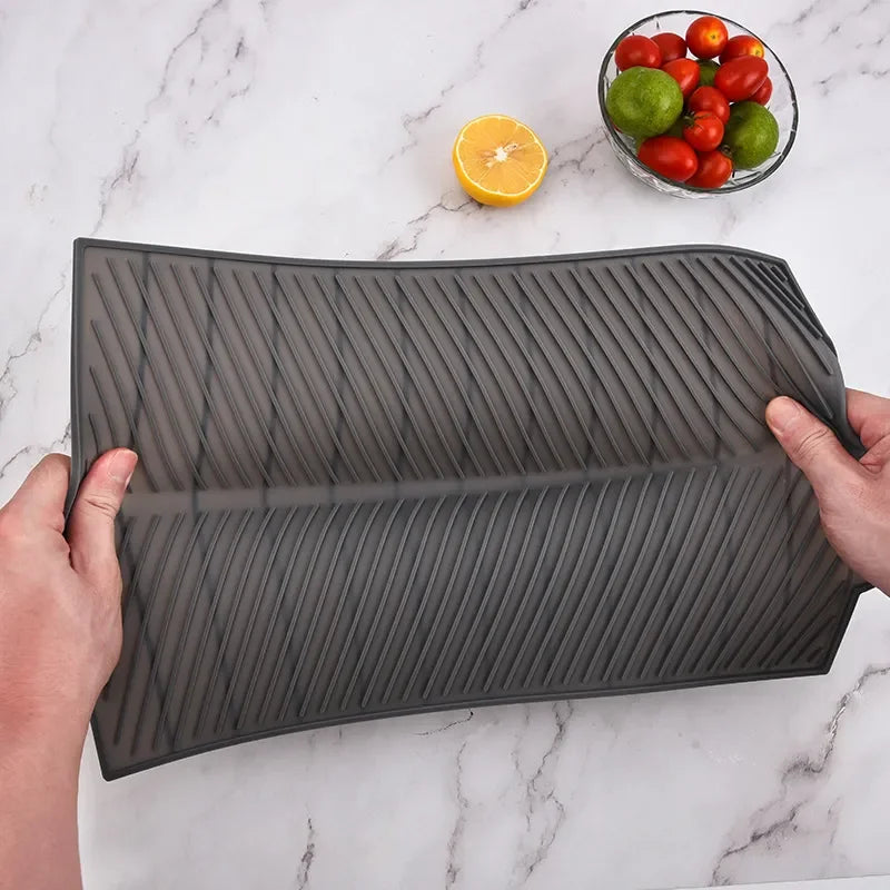 Tapete de Silicone para Secar Louças – Antiderrapante e Impermeável