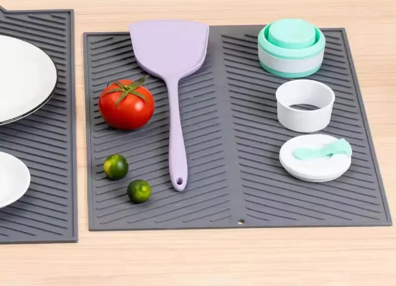 Tapete de Silicone para Secar Louças – Antiderrapante e Impermeável