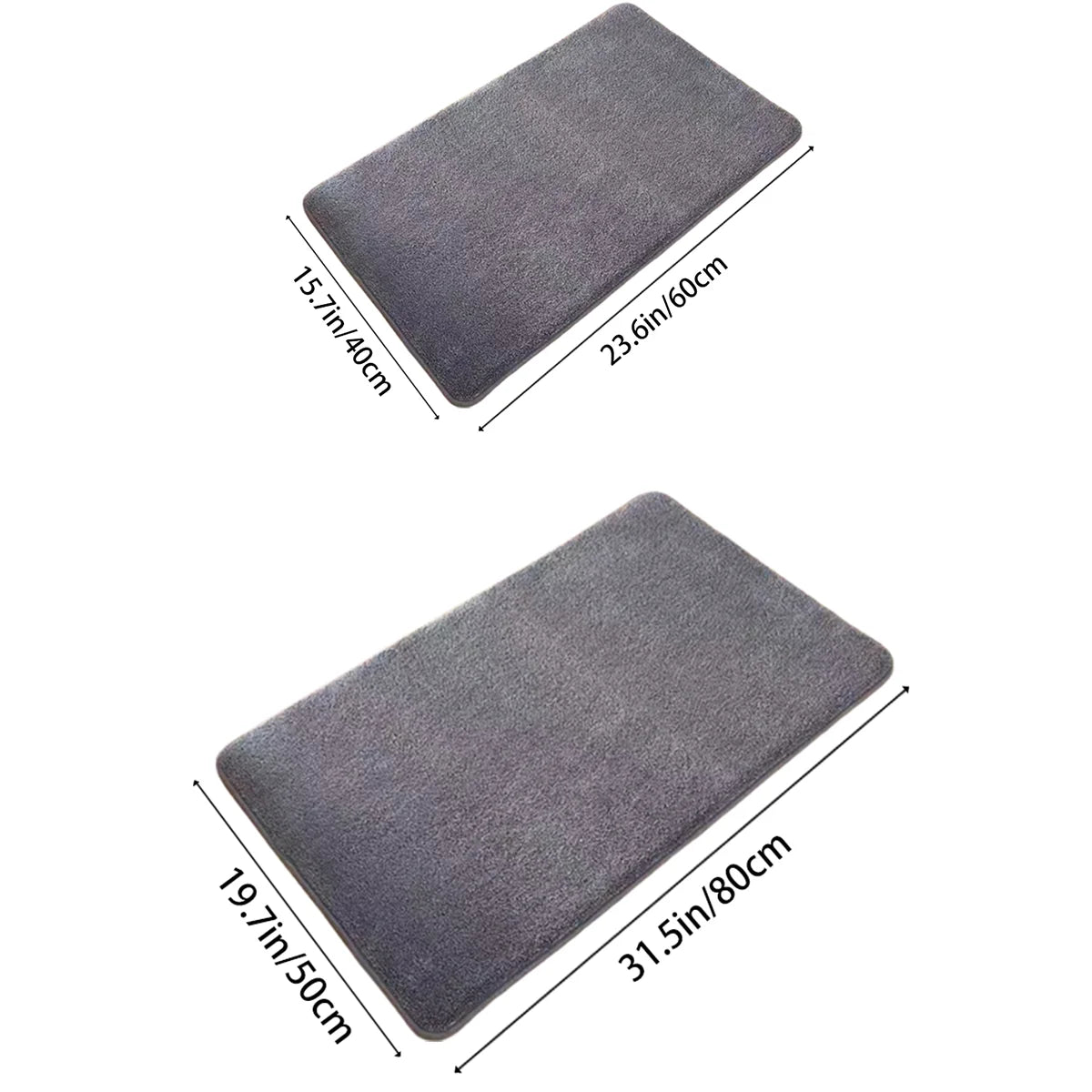 Tapete Super Absorvente para Banheiro – Antiderrapante e Secagem Rápida
